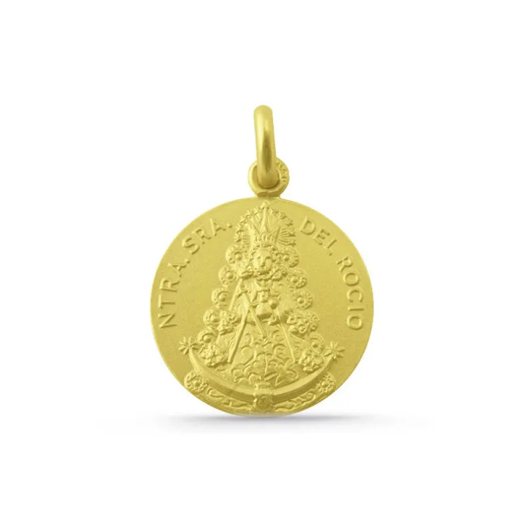 Medalla Virgen del Rocío Oro 18K