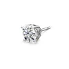 Pendiente de Diamante Hombre 0.20-0.50ct Talla Brillante Katherine Oro Blanco