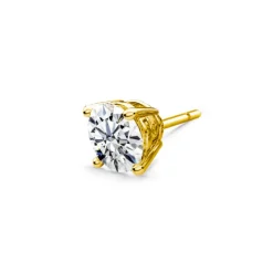 Pendiente de Diamante Hombre 0.60-1.50ct Talla Brillante Katherine Oro Amarillo