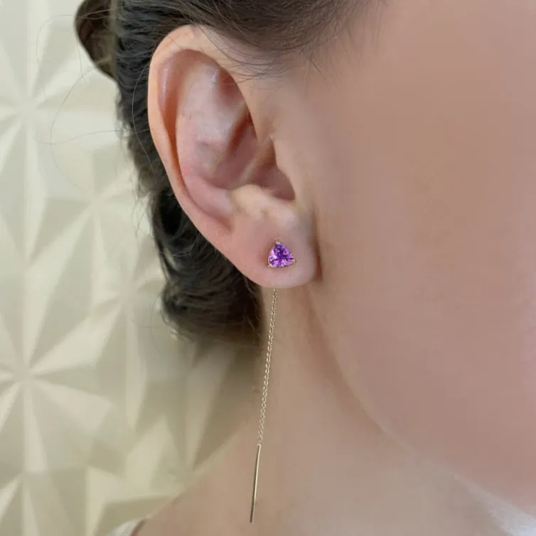 Pendientes Amatista Trillon