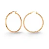 Pendientes Aro Criolla Basic Gold 15mm Oro Rosa