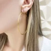Pendientes Aro Criolla Basic Gold