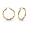 Pendientes Aro Criolla Basic Gold 20mm Oro Amarillo