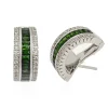 Pendientes Aro Esmeralda Diamond Color