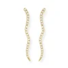 Pendientes Barra Onda Diamantes Wave