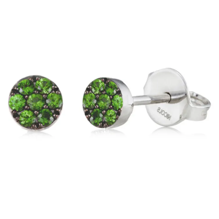 Pendientes Circulo Green Velvet