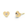 Pendientes Corazón Celebrity Oro Amarillo
