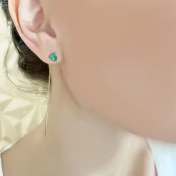 Pendientes Cuarzo Verde Trillon