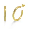 Pendientes de Aro Oro Amarillo 25mm