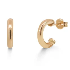 Pendientes de Aro Oro Rosa 13mm