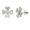 Pendientes De Diamantes Trebol