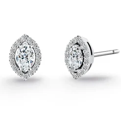 Pendientes Diamantes Angie talla Marquise 0.62