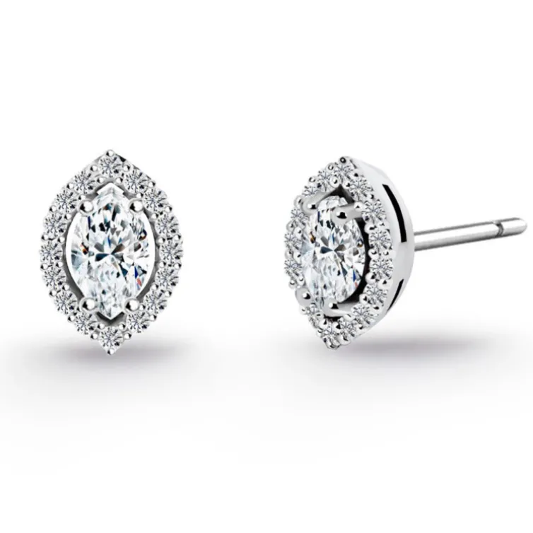 Pendientes Diamantes Angie talla Marquise 0.62