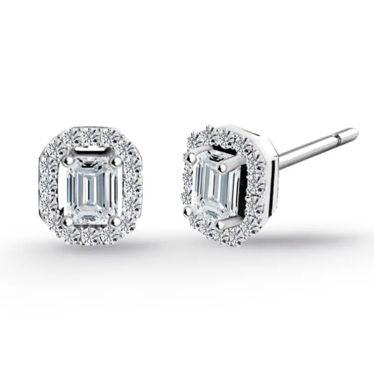 Pendientes Diamantes Angie talla Esmeralda 0.70
