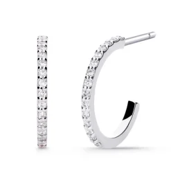 Pendientes Diamantes Aro Minimal 0.35ct