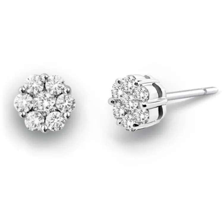 Pendientes Diamantes Camelia 0.50 Dormilonas