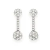 Pendientes Diamantes Camelia Doble 1.38
