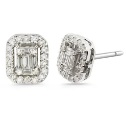 Pendientes Diamantes Dormilonas Square