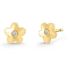 Pendientes Diamantes Dormilonas Flor