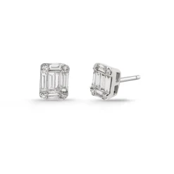 Pendientes Diamantes Dormilonas Square
