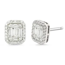 Pendientes Diamantes Dormilonas Square