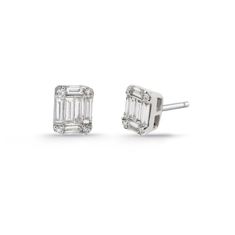 Pendientes Diamantes Dormilonas Square