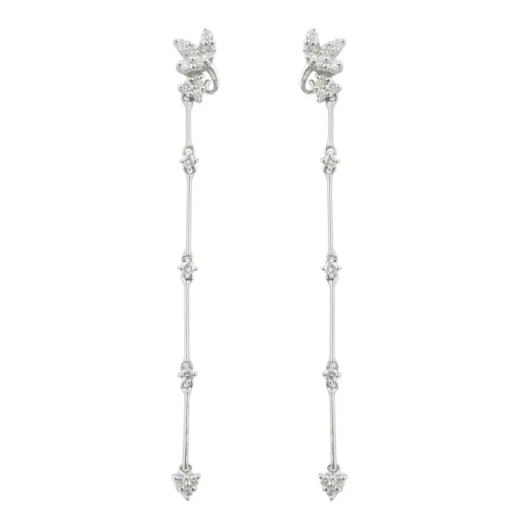Pendientes Diamantes Flower