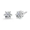 Pendientes Diamantes Geraldine Oro Blanco