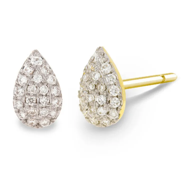 Pendientes Diamantes Gota Celebrity 0.08