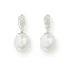 Pendientes Diamantes Pearls Lady