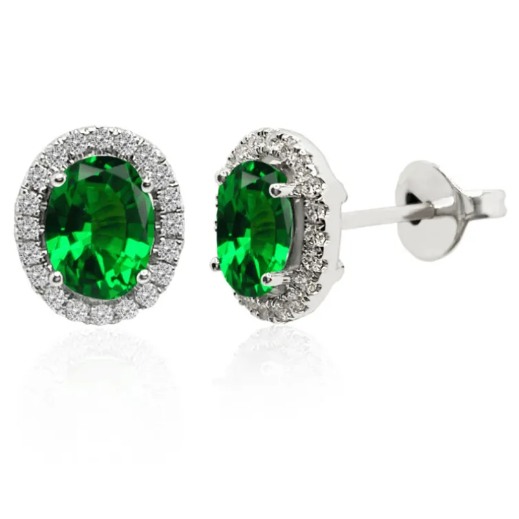Pendientes Esmeralda Orla Dalia 1.96