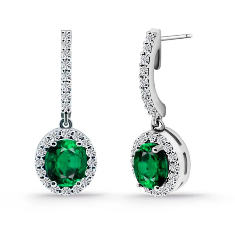 Pendientes Esmeralda un quilate Orla Sunset