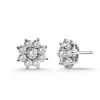 Pendientes Flor Estrella Diamantes 1.32Ct