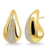 Pendientes Gota Agua Nochentera Diamantes