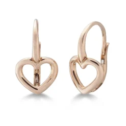 Pendientes Oro Basic Gold Corazón Fino