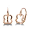 Pendientes Oro Basic Gold Trebol