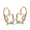 Pendientes Oro Basic Gold Trebol