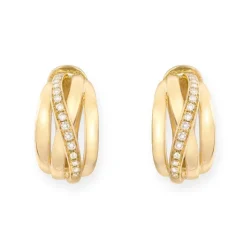 Pendientes Oro Diamantes Tierra Ardiente