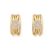 Pendientes Oro Diamantes Tierra Spot