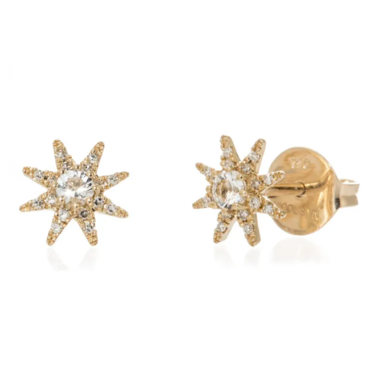 Pendientes Oro Estrella Little Details