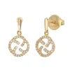 Pendientes Oro Sello Templario Little Details