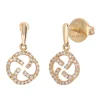 Pendientes Oro Sello Templario Little Details