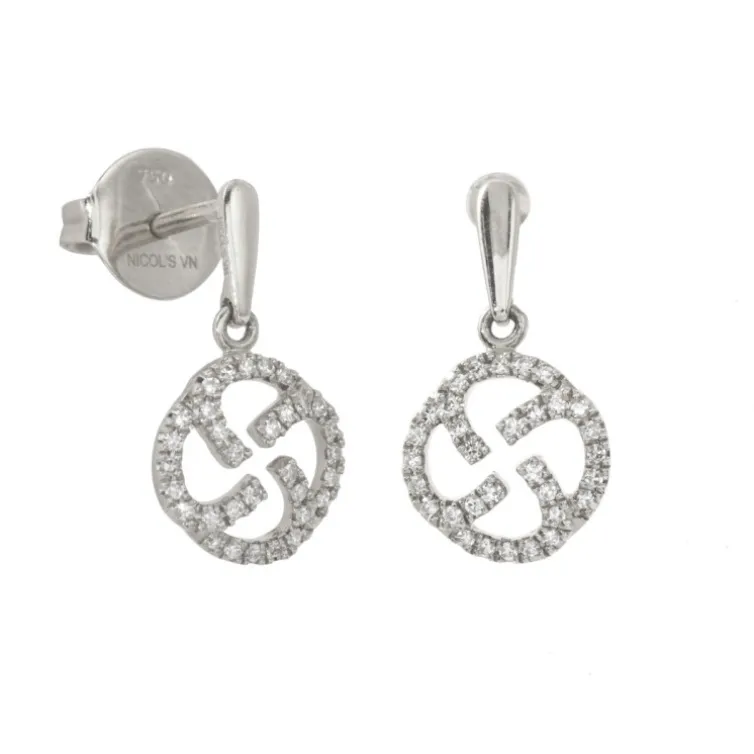 Pendientes Oro Sello Templario Little Details