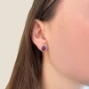 Pendientes Rubi Sunrise Oval 6.50Ct Oro Blanco
