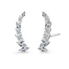 Pendientes Trepadores Oro Marquesa 1.2 Ct