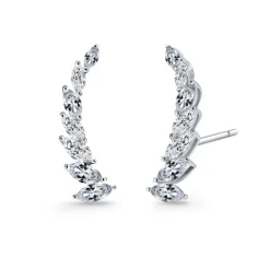 Pendientes Trepadores Oro Marquesa 1.2 Ct