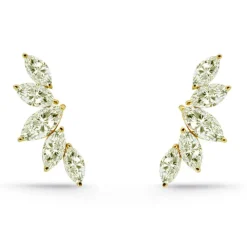 Pendientes Trepadores Oro Marquesa 1.5 Ct