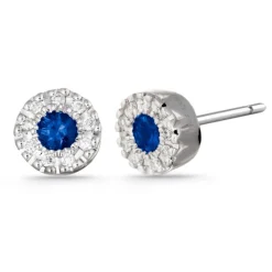 Pendientes Zafiro Dormilona Diamond Color