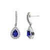 Pendientes Zafiro Sunset Drop 1.30Ct Oro Blanco