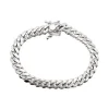 Pulsera Cubana 20cm Plata de Ley Maciza 925 7mm